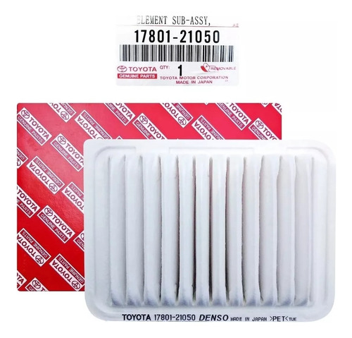 Filtro De Aire Motor Toyota Yaris 1.3 1.5 1nz 2nz 2006-2010