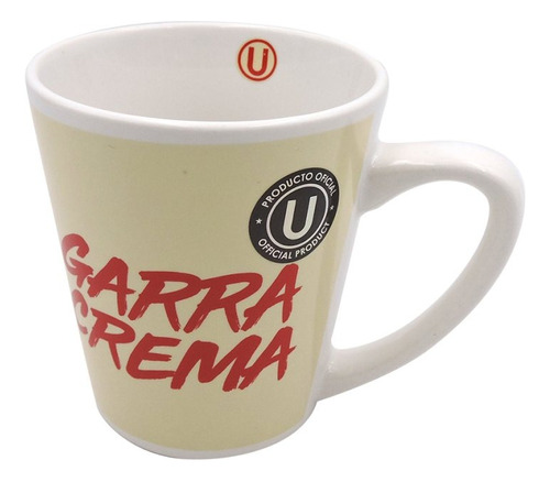 Taza Universitario De Deportes Crema 475 Ml Crema