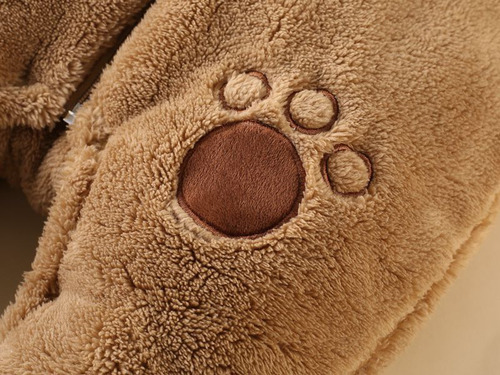 D Ropa De Gateo Niños Mono De Bebé De Invierno Grueso Y