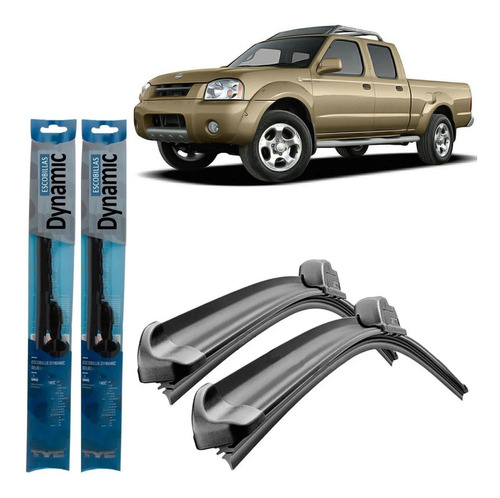 Juego Kit Escobillas Nissan Frontier 2006 2007 2008 2009