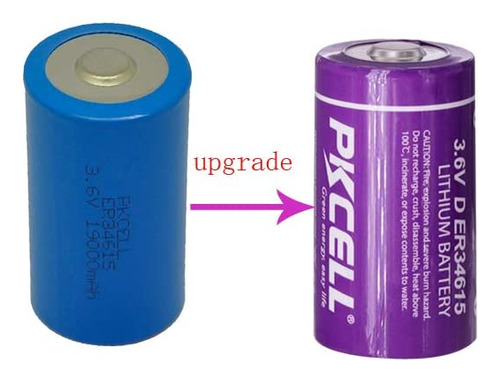 Pkcell Er34615 D Cell 3.6v 19000mah Lithium Battery 20pcs