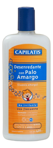Kit Capilatis Palo Amargo - Piojos - Shampoo + Desenredante