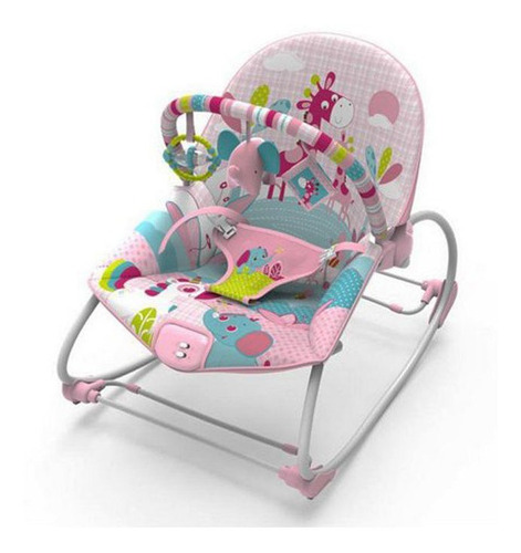 Imagem 1 de 2 de Cadeirinha Rocker Musical - Girafa - Rosa - Mastela