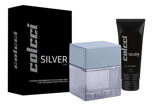 Kit Deo Colônia Colcci Silver 100ml + Gel Pós Barba 100ml