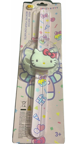 Reloj De Hello Kitty Sanrio Para Niñas Correa Flexible Moda