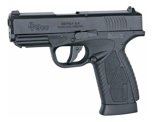 Pistola Co2 Asg Bersa Bp9cc Gas 4,5mm Blowback + Balines Reg