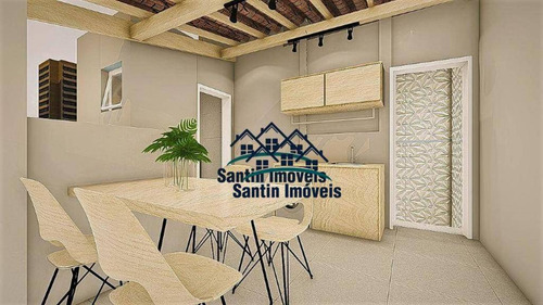 Cobertura Com 2 Dormitórios À Venda, 86 M² Por R$ 320.000,00 - Vila Junqueira - Santo André/sp - Co0461