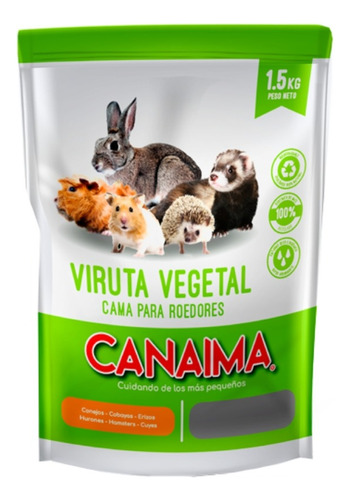 Arena Viruta Vegetal Canaima 1,5kg