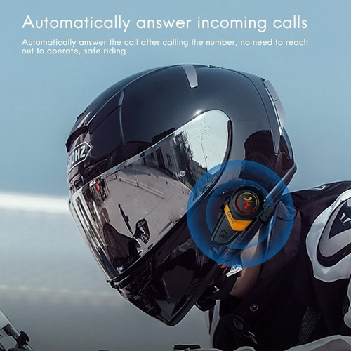 Audífonos Bluetooth Para Motocicleta, Casco, Manos Libres