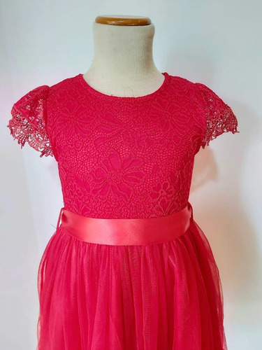 Imagen 2 de 6 de Vestido Fiesta Niña Comunión Eventos