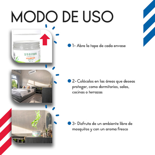 Repelentes De Mosquitos Insectos Diler Natural En Gel No Toxico Para Ambiente Aroma Fresco De Citronela