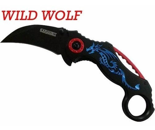 Canivete Tático Militar Karambit Smith & Wesson Extremeops