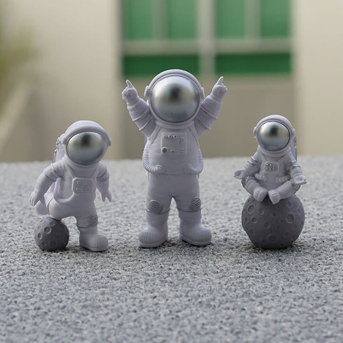 3pcs De Adornos De Astronauta Para El Aterrizaje En La Luna