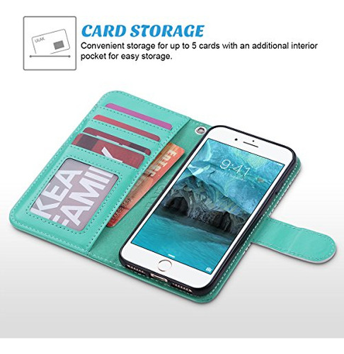 Cartera Ulak Para iPhone 8, Funda Tipo Cartera Para iPhone S