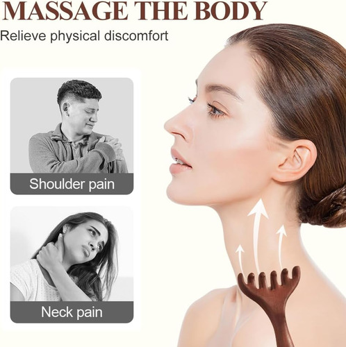 Peine De Masaje Acupoint, Herramienta De Masaje Facial Y De