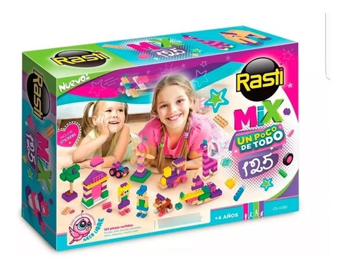 Rasti Mix 125 Piezas Ruedas Puertas Hélices Nenas