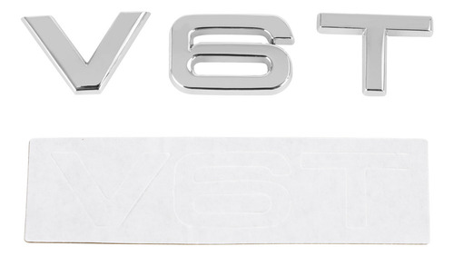 Emblema V6t For Audi A4 A5 A6 A7 Q3 Q5 Q7 S6 S7 S8 S4 S5