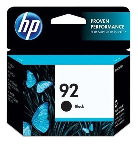 Cartucho De Tinta Hp 92 Negro + 93 Tricolor Cor Preto Do 5 Ml