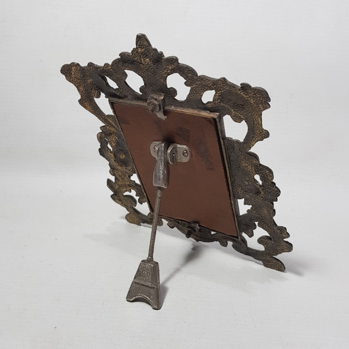 Imagen 2 de 6 de Antiguo Portarretrato Bronce Estilo Francés Mag 59346