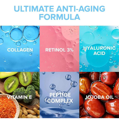 Creme Noturno Com Retinol E Ácido Hialurônico, Creme Facial