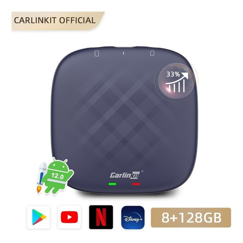 Carlinkit 8+128 Gb Android 12 Ai Box Es Compatible Con Youtu