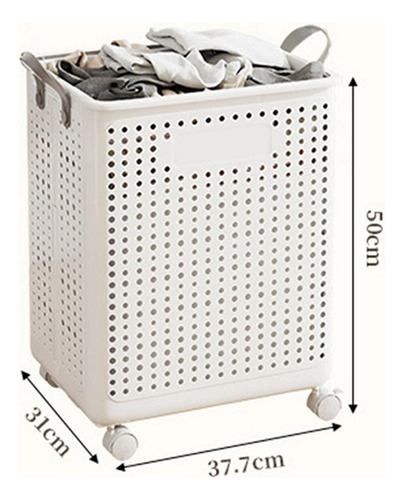 Nuevo Cesta De Lavandería Plegable Cesta For Ropa Sucia Con