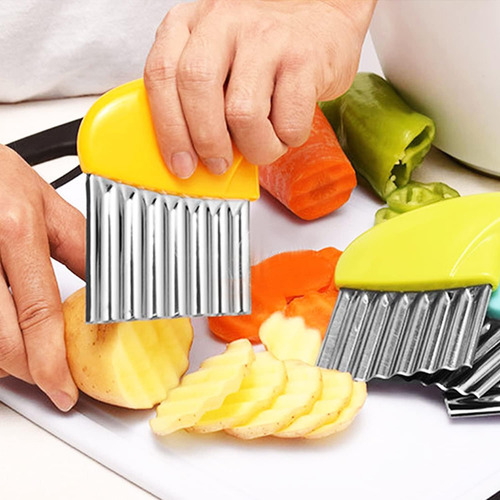 Cortador De Arrugado Ondulado Chopper Cuchillo Slicer Help