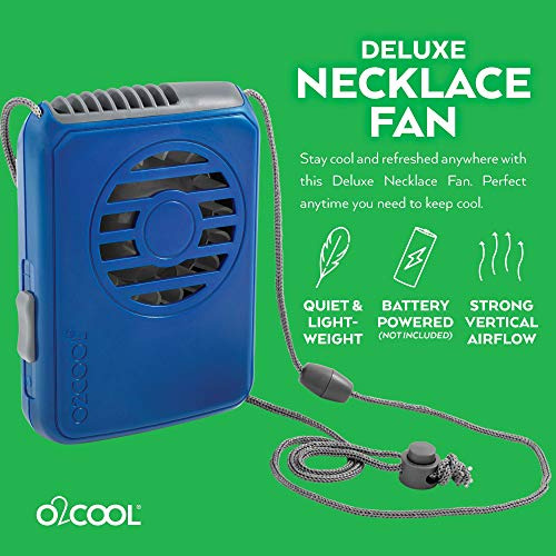 Ventilador Personal De Collar Deluxe De O2cool | Manos Libre