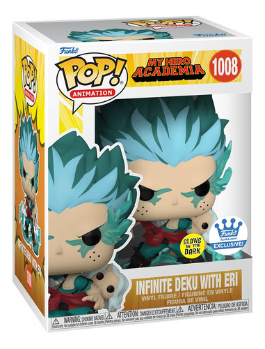 Funko Pop! Infinite Deku With Eri Brilla En La Oscuridad