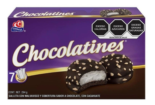 3 Cajas De Chocolatines 7p C/u 294g. Gamesa (21 Pc)