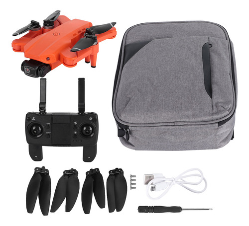 Drone Plegable Naranja L900 Pro Professional Rc 4k Dual Hd
