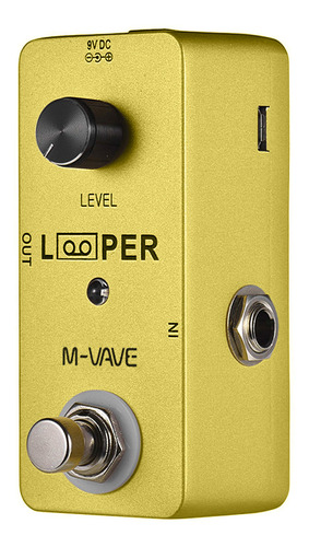 Pedal De Efectos M-vave Max. Overdubs De Guitarra De Metal S