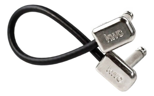 Imagen 1 de 6 de Cable Kwc Iron 390 Interpedal 10cm Flat Angular - Oddity