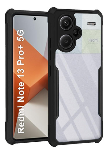 Funda Acrilica Transparente P/ Xiaomi Redmi Note 13 Pro Plus