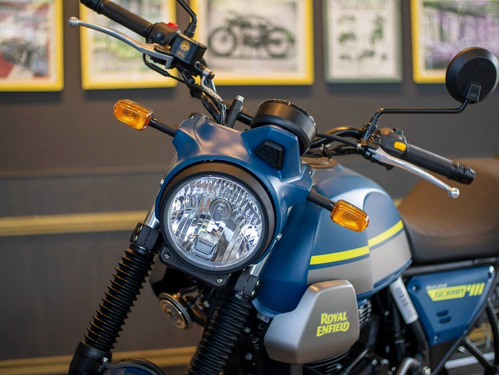 Imagen 10 de 25 de Royal Enfield Scram 411 Skyline Blue Entrega Inmediata