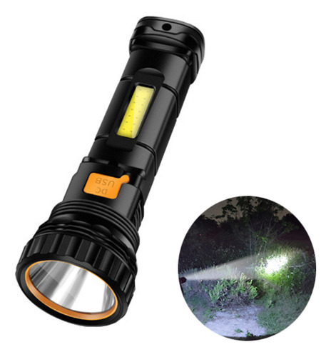 Linterna Led De Alta Potencia, Luces Solares Y Recargables P