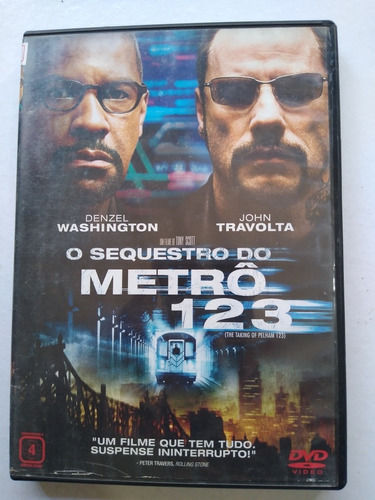 O Sequestro Do Metro 123 Com Denzel Washington Dvd Original