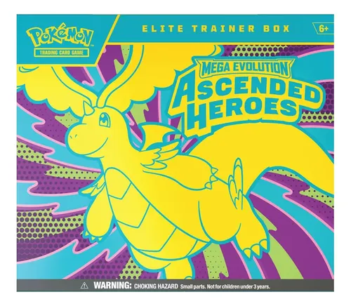 Elite Trainer Box Megaevolution Pokemon Ascended Heroes En