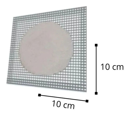 Tela Disco Refratário Sem Amianto Medida: 10x10cm - Oferta