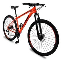 Comprar Bicicleta aro 29 KRW S60 Mountain Bike 24 velocidads câmbios Shimano Freio a Disco Suspensão dianteira Laranja e Preto Tamanho quadro 19
