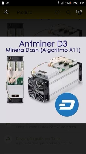 Antminer D3 Pronta Entrega Somente Retirada Em Sp.