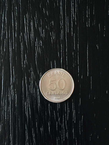 Moeda Brasil - 50 Centavos (1986-87) (Usado)