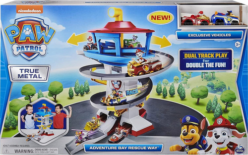 Paw Patrol, True Metal Adventure Bay Rescue Way. Pista