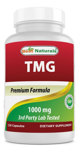 Tmg Betaína Trimetilglicina 1000 Mg 120 Capsulas 