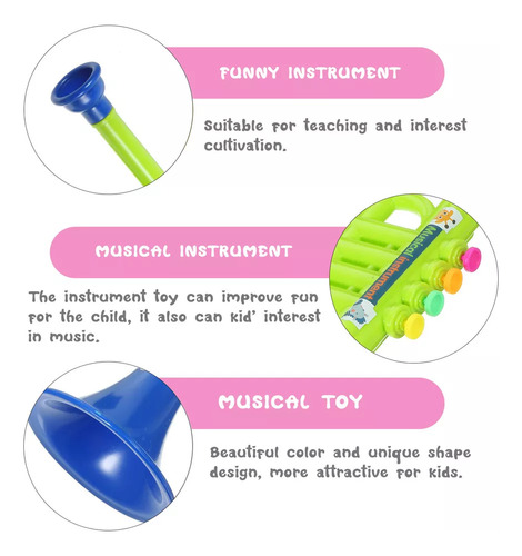 Juguete Musical Simulado Para Niños Con Trompeta