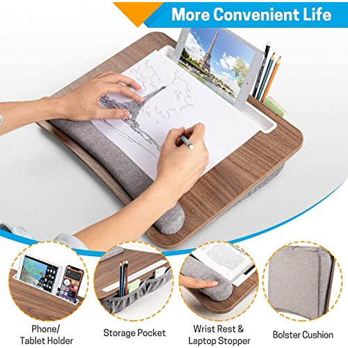 Lap Desk Lap Desk Laptop Se Adapta Hasta 15 6 Lap Desk ...