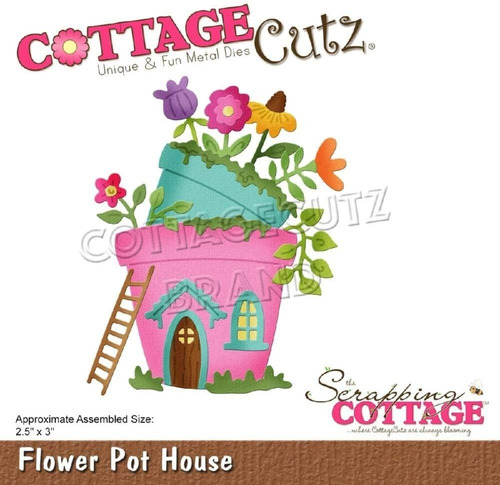 Imagem 1 de 1 de Cottage Cutz Dies Flower Pot House