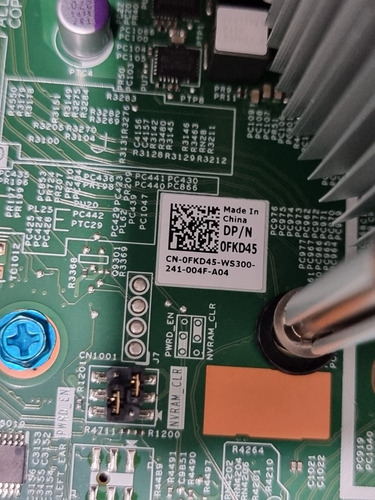 Placa Mae Dell Emc T150 Ddr4 Lga1200 0fkd45 0yfv03