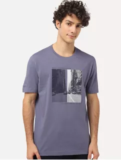 Camiseta Calvin Klein Jeans Street View Azul Índigo