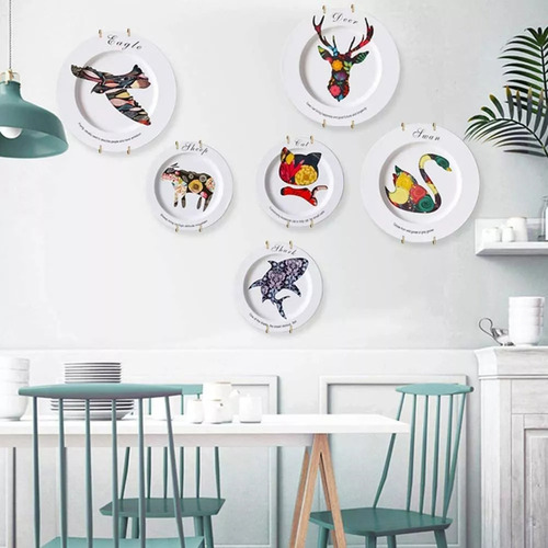 A Soporte Para Platos De Pared De Acero Inoxidable A
